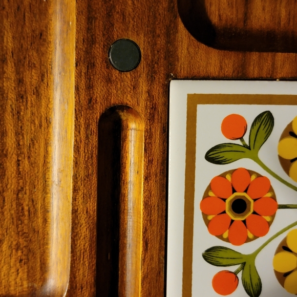 1960's teak cheese board - Picture 2 of 3